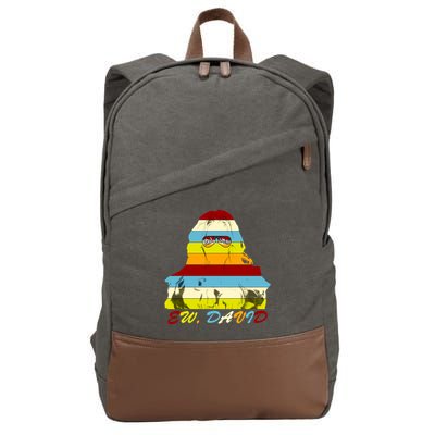 Alexis Ew David Funny 4th Birthday Cotton Canvas Backpack