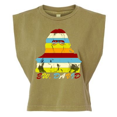 Alexis Ew David Funny 4th Birthday Garment-Dyed Women's Muscle Tee