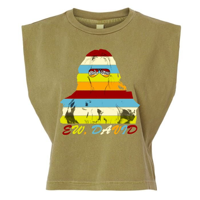 Alexis Ew David Funny 4th Birthday Garment-Dyed Women's Muscle Tee