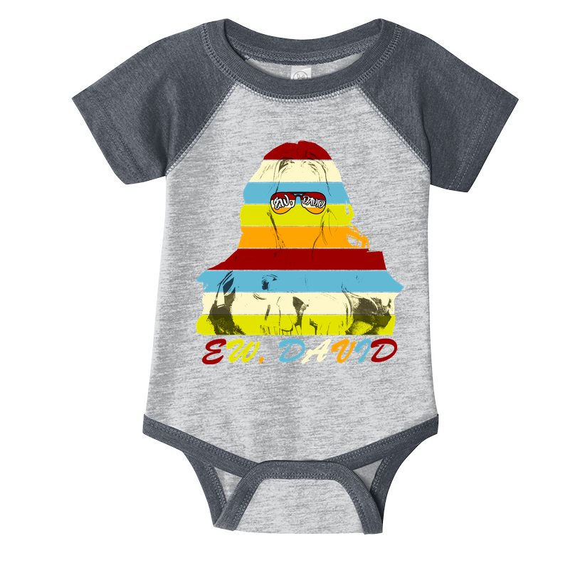 Alexis Ew David Funny 4th Birthday Infant Baby Jersey Bodysuit