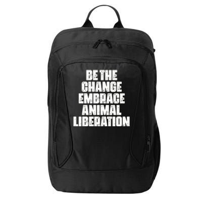 Animal Liberation Front Activist For Animal Rights & Welfare City Backpack