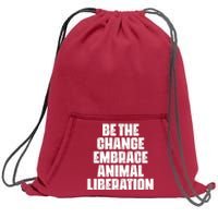 Animal Liberation Front Activist For Animal Rights & Welfare Sweatshirt Cinch Pack Bag