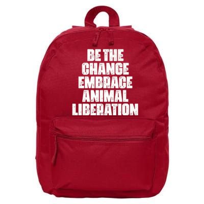 Animal Liberation Front Activist For Animal Rights & Welfare 16 in Basic Backpack