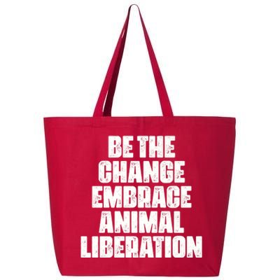 Animal Liberation Front Activist For Animal Rights & Welfare 25L Jumbo Tote