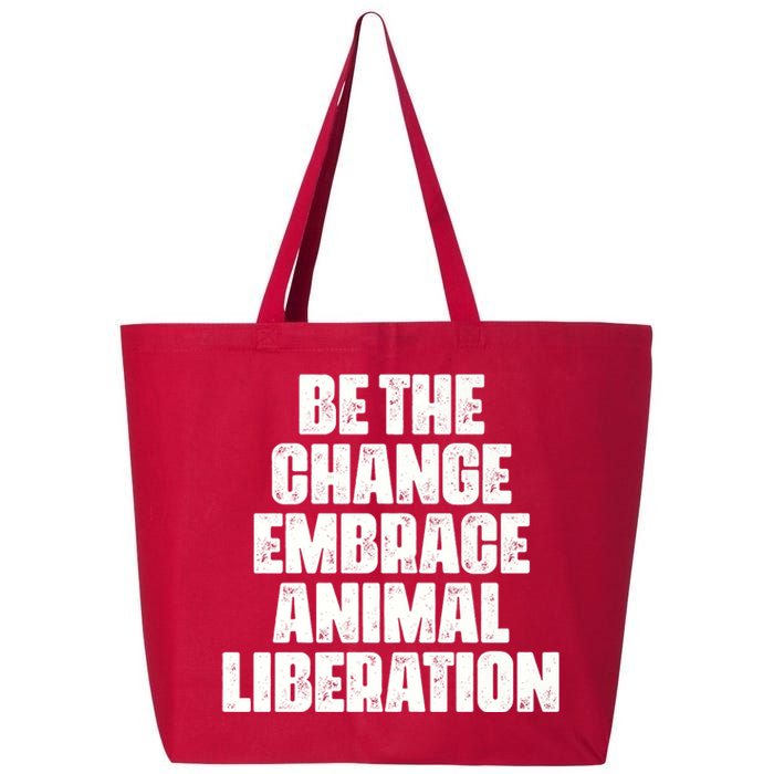 Animal Liberation Front Activist For Animal Rights & Welfare 25L Jumbo Tote