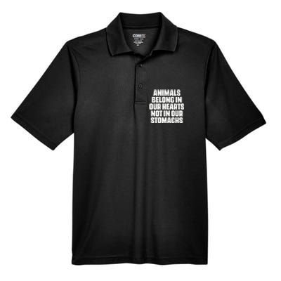 Animal Liberation Front Activist For Animal Rights & Welfare Design Men's Origin Performance Pique Polo