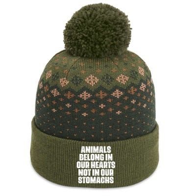 Animal Liberation Front Activist For Animal Rights & Welfare Design The Baniff Cuffed Pom Beanie