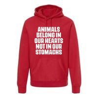 Animal Liberation Front Activist For Animal Rights & Welfare Design Premium Hoodie