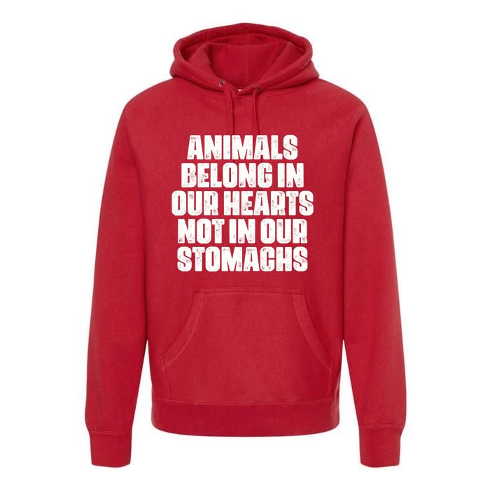 Animal Liberation Front Activist For Animal Rights & Welfare Design Premium Hoodie