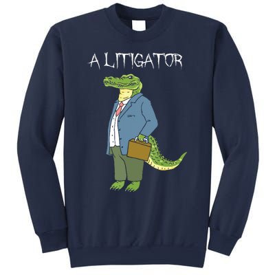 A Litigator Funny Alligator Attorney Alitigator Sweatshirt