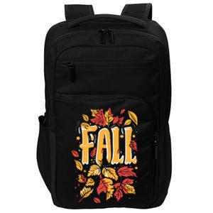 Autumn Leaves Fall Season Theme Impact Tech Backpack