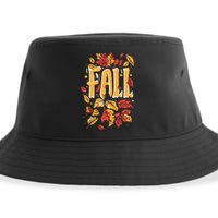 Autumn Leaves Fall Season Theme Sustainable Bucket Hat