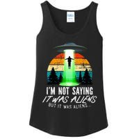 Alien Lover, Funny It Was Aliens, Flying Saucer, Alien Ladies Essential Tank