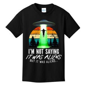 Alien Lover, Funny It Was Aliens, Flying Saucer, Alien Kids T-Shirt