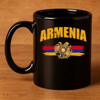 Armenia Logo Flag 11oz C Handle Ceramic Mug