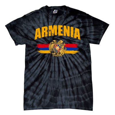 Armenia Logo Flag Tie-Dye T-Shirt