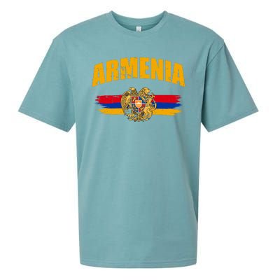 Armenia Logo Flag Sueded Cloud Jersey T-Shirt