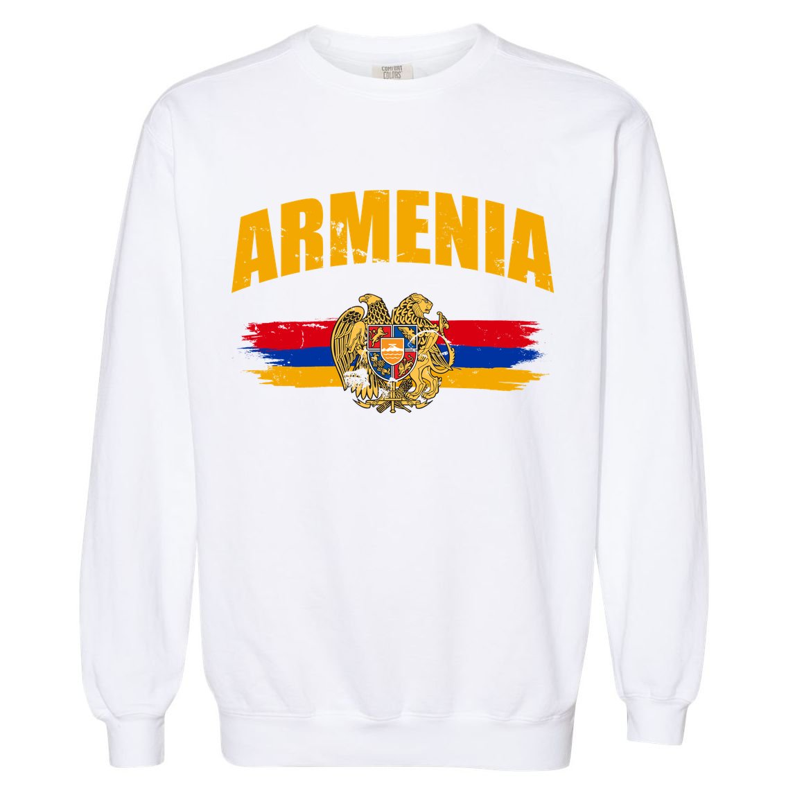 Armenia Logo Flag Garment-Dyed Sweatshirt