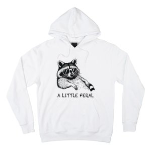 A Little Feral Raccoon With Moon Animal Raccoon Trash Panda Hoodie