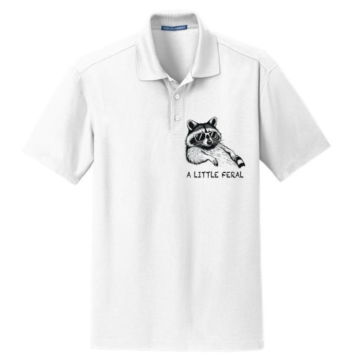 A Little Feral Raccoon With Moon Animal Raccoon Trash Panda Dry Zone Grid Polo