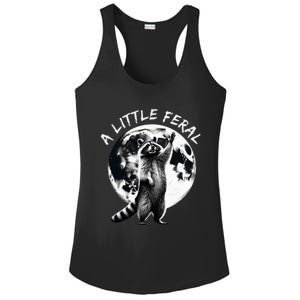 A Little Feral Racoons Howling At The Moon Racoons Meme Ladies PosiCharge Competitor Racerback Tank