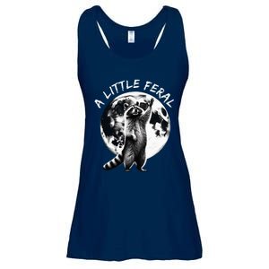 A Little Feral Racoons Howling At The Moon Racoons Meme Ladies Essential Flowy Tank