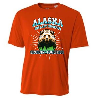 Alaska Last Frontier Family Group Trip Cruisin Together Cool Gift Cooling Performance Crew T-Shirt