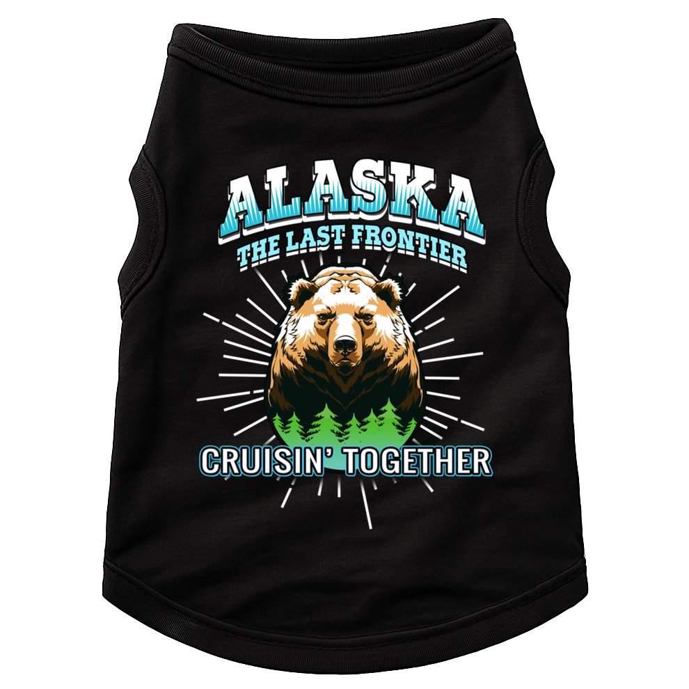 Alaska Last Frontier Family Group Trip Cruisin Together Cool Gift Doggie Tank