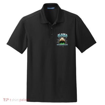 Alaska Last Frontier Family Group Trip Cruisin Together Cool Gift Dry Zone Grid Polo