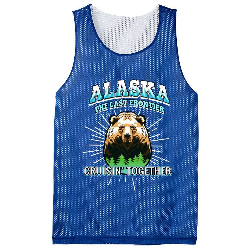Alaska Last Frontier Family Group Trip Cruisin Together Cool Gift Mesh Reversible Basketball Jersey Tank