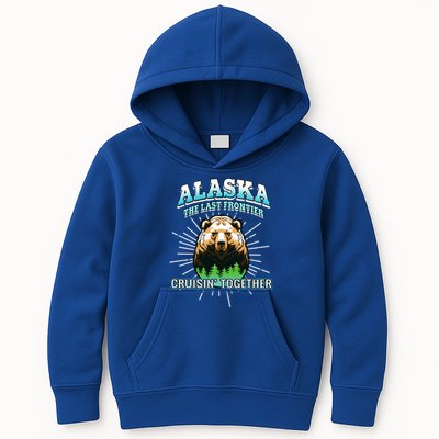 Alaska Last Frontier Family Group Trip Cruisin Together Cool Gift Kids Hoodie