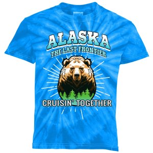 Alaska Last Frontier Family Group Trip Cruisin Together Cool Gift Kids Tie-Dye T-Shirt