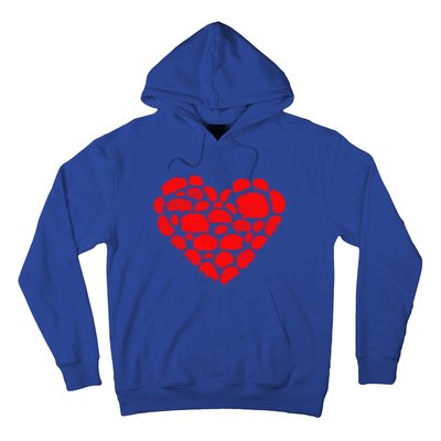 Animals Lover Funny Hedgehog Heart Valentine's Day Gift Hoodie