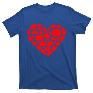 Animals Lover Funny Hedgehog Heart Valentine's Day Gift T-Shirt