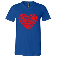 Animals Lover Funny Hedgehog Heart Valentine's Day Gift V-Neck T-Shirt