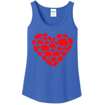 Animals Lover Funny Hedgehog Heart Valentine's Day Gift Ladies Essential Tank