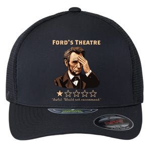 Abraham Lincoln Fords Theatre Rating Funny Flexfit Unipanel Trucker Cap