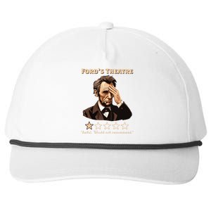 Abraham Lincoln Fords Theatre Rating Funny Snapback Five-Panel Rope Hat