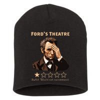 Abraham Lincoln Fords Theatre Rating Funny Short Acrylic Beanie