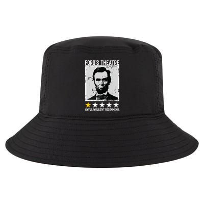 Abraham Lincoln Fords Theatre Would Not Recommend Joke Cool Comfort Performance Bucket Hat