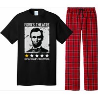 Abraham Lincoln Fords Theatre Would Not Recommend Joke Pajama Set