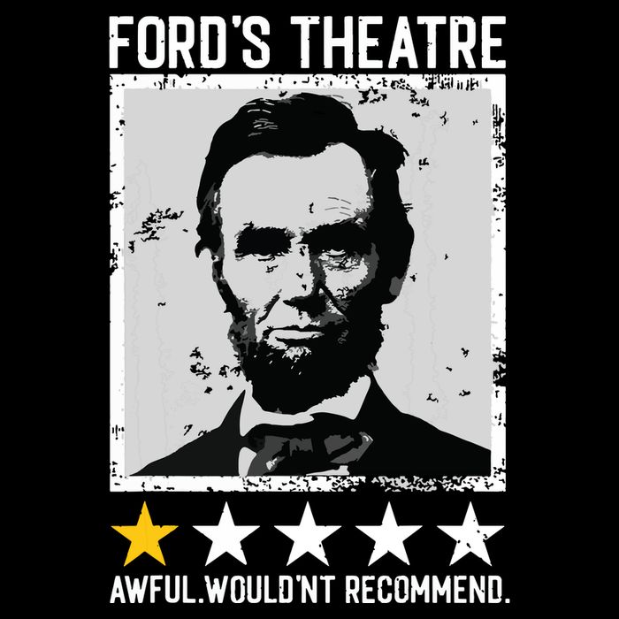 Abraham Lincoln Fords Theatre Would Not Recommend Joke 16 in Basic Backpack
