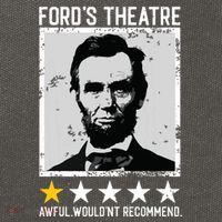 Abraham Lincoln Fords Theatre Would Not Recommend Joke Cotton Canvas Backpack