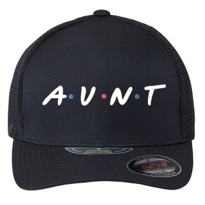 Aunt Life Friends Novelty ’S Niece Nephew Funny Graphic Gift Flexfit Unipanel Trucker Cap