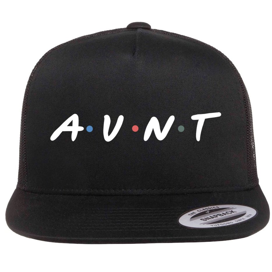 Aunt Life Friends Novelty ’S Niece Nephew Funny Graphic Gift Flat Bill Trucker Hat