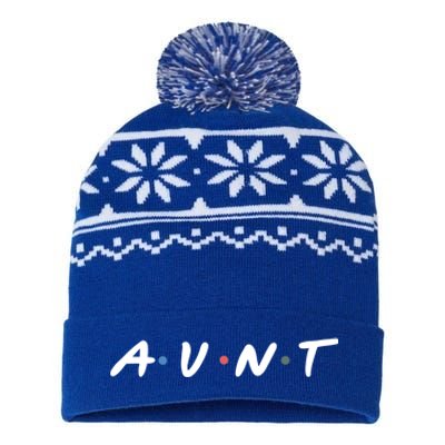 Aunt Life Friends Novelty ’S Niece Nephew Funny Graphic Gift USA-Made Snowflake Beanie