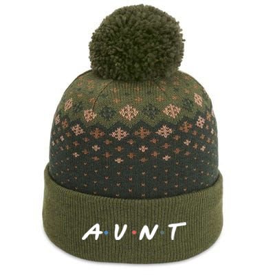 Aunt Life Friends Novelty ’S Niece Nephew Funny Graphic Gift The Baniff Cuffed Pom Beanie