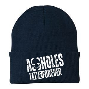 Assholes Live Forever Knit Cap Winter Beanie