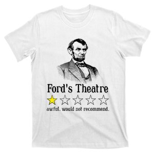 Abraham Lincoln FordS Theatre Rating T-Shirt