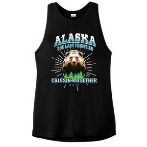 Alaska Last Frontier Family Group Trip Cruisin Together Gift Ladies PosiCharge Tri-Blend Wicking Tank